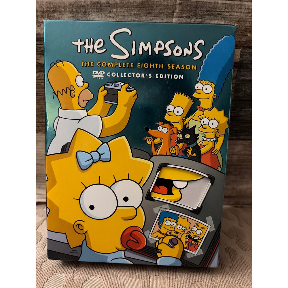 The Simpsons The Complete Eighth Season 8 DVD Box Set Collector's Edition Maggie